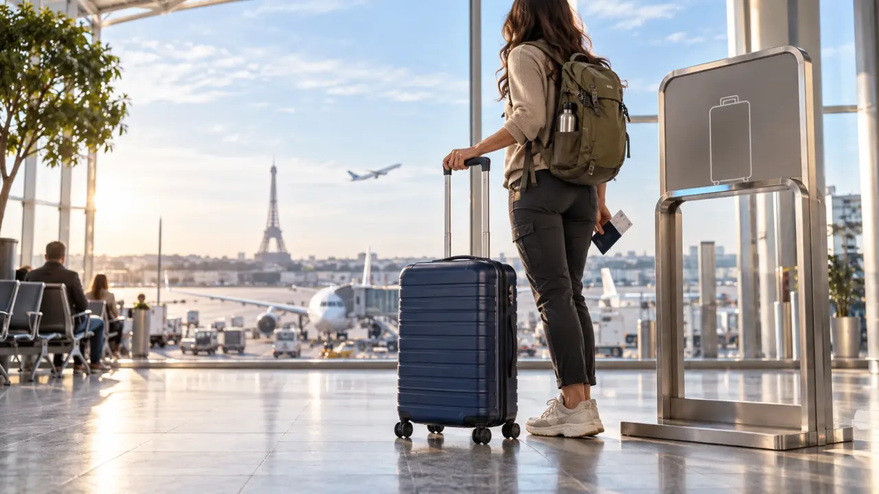 Bagage cabine Air France : les roues et la poignée comptent dans les 55 x 35 x 25 cm
