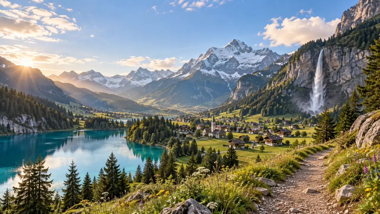 7 jours en Suisse : l’itinéraire nature entre lacs, cascades et villages alpins