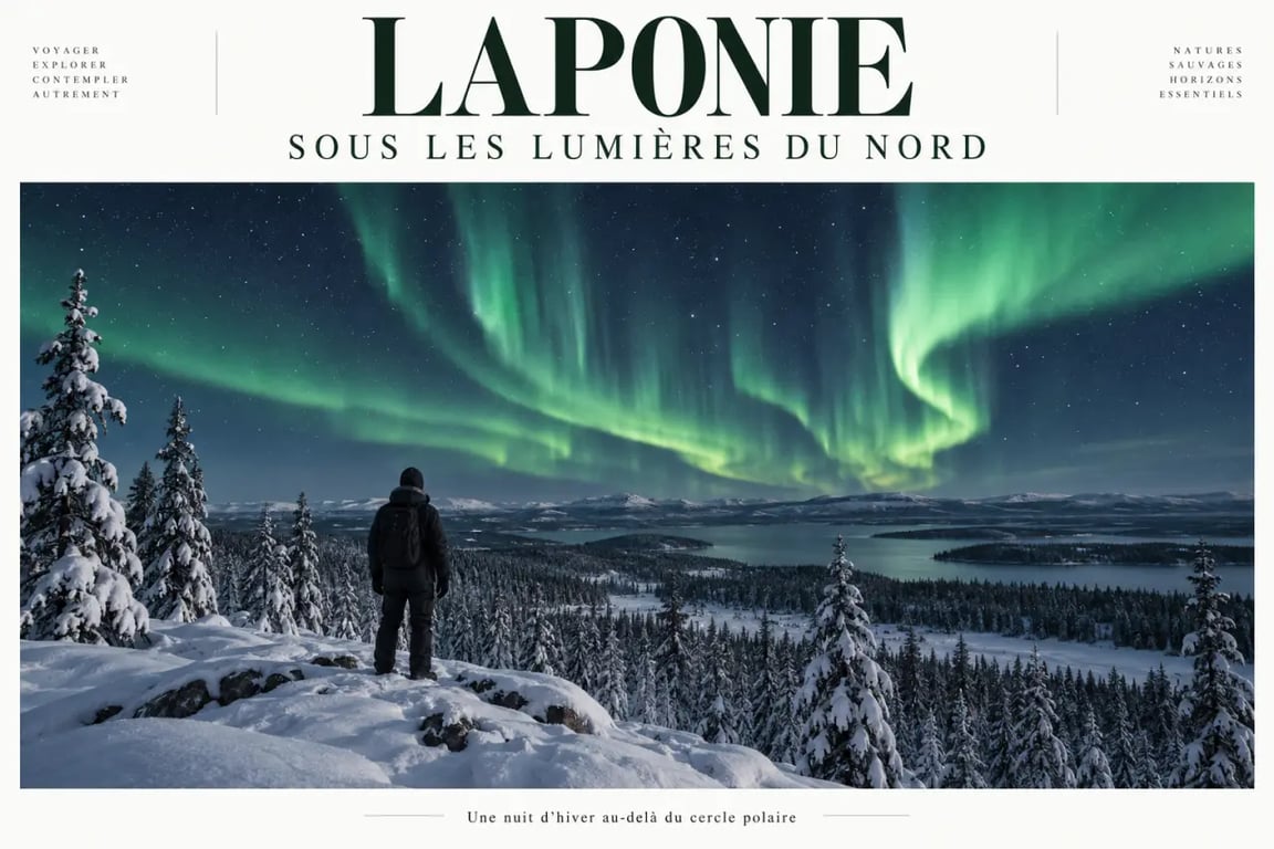 Voyage Europe du Nord et aurores boréales en Laponie