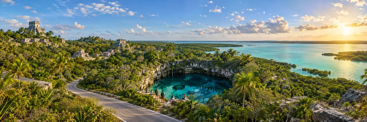 Temples mayas, cenotes et lagunes : le bon rythme pour un road trip au Mexique de 15 à 20 jours