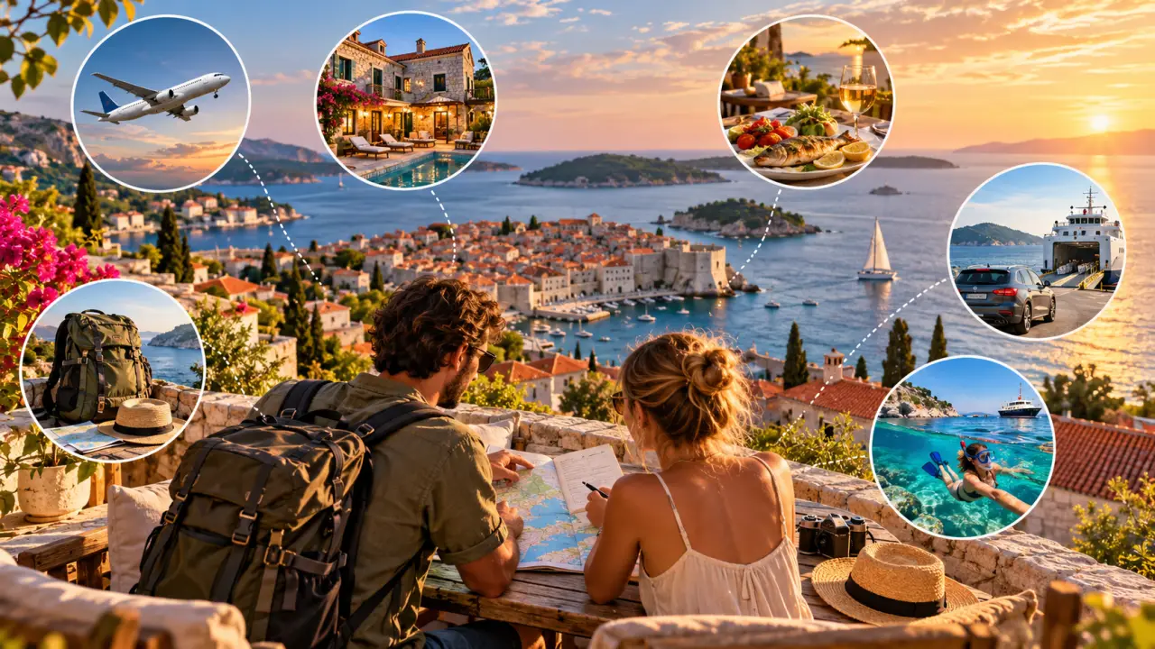 Vacances en Croatie : 6 postes de dépenses pour calculer le prix à deux